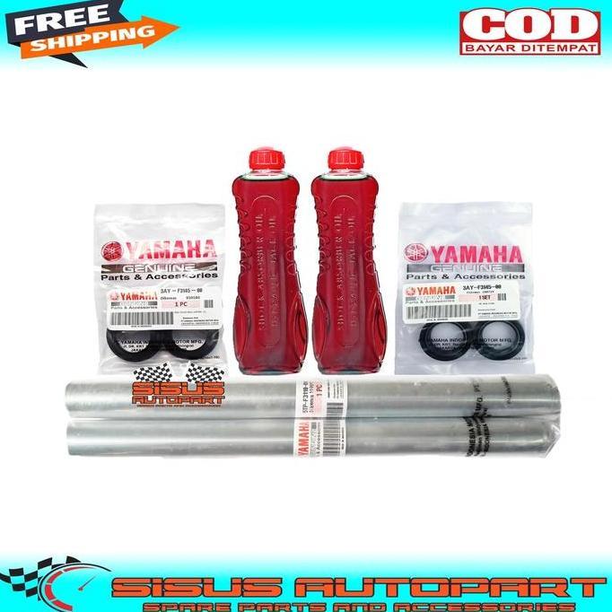 PAKET AS SHOCK DEPAN JUPITER Z VEGA R CRYPTON / AS SHOCK DEPAN JUPITER Z+SEAL SHOCK+SEAL TUTUP ABU+O