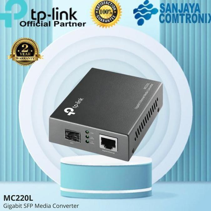 Tp-Link Media Converter Gigabit Sfp Tl-Mc220L