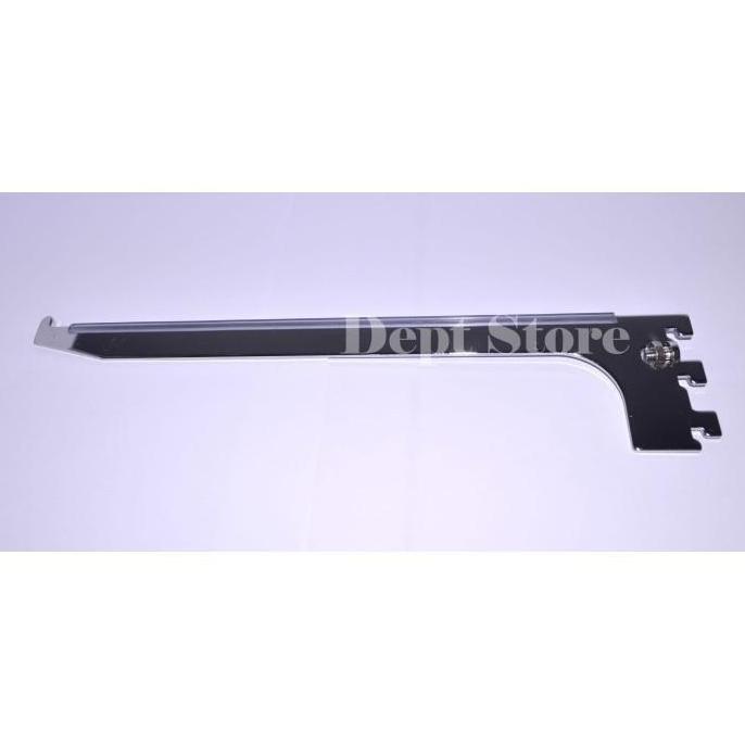 Murah (Per Dus) Bracket Kaca Stainless 15 - 40 Cm Braket Daun Penyangga Rak Display / Tv
