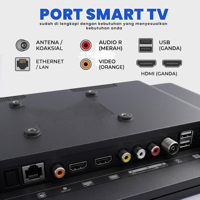 Promo Oubeisi Tv Led Smart 24/25/27/30 Inch Full Hd Televisi Murah 21 Inch 1680*1050 Resolusi Hdmi U