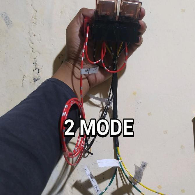 Famanifams - Relay Set Lampu Tembak Relay kaki 4 12V 80A Relay Lampu Relay Lampu Motor Mobil 12V 80A