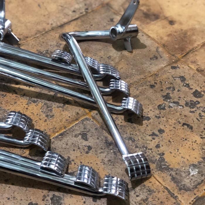 Pedal Rem Belakang Cb Gl Megapro Custom Full Stainless Dan Besi Pijakan Rem Belakang Cb Custom Origi