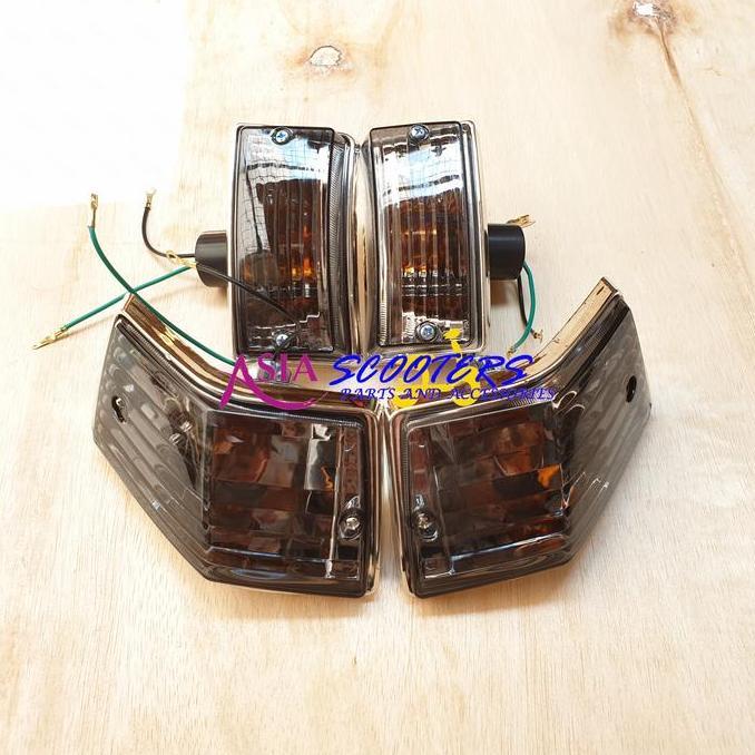 Promo Lampu Sen Sein Vespa New Px Smoke Garis Import Cod