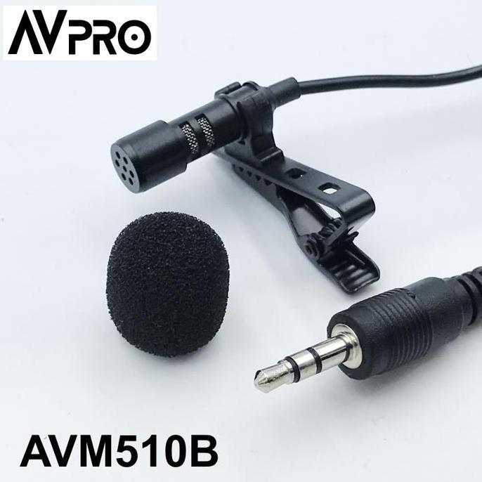 AVM510B TRS Omni-directional Lavalier Microphone for DSLR etc