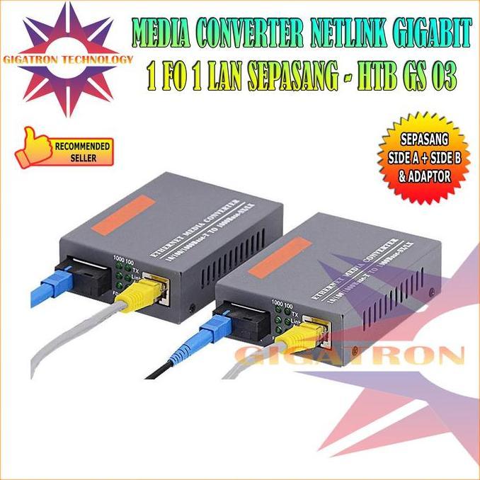 Netlink Htb-Gs-03 Gigabit Media Converter Netlink Gigabit Converter