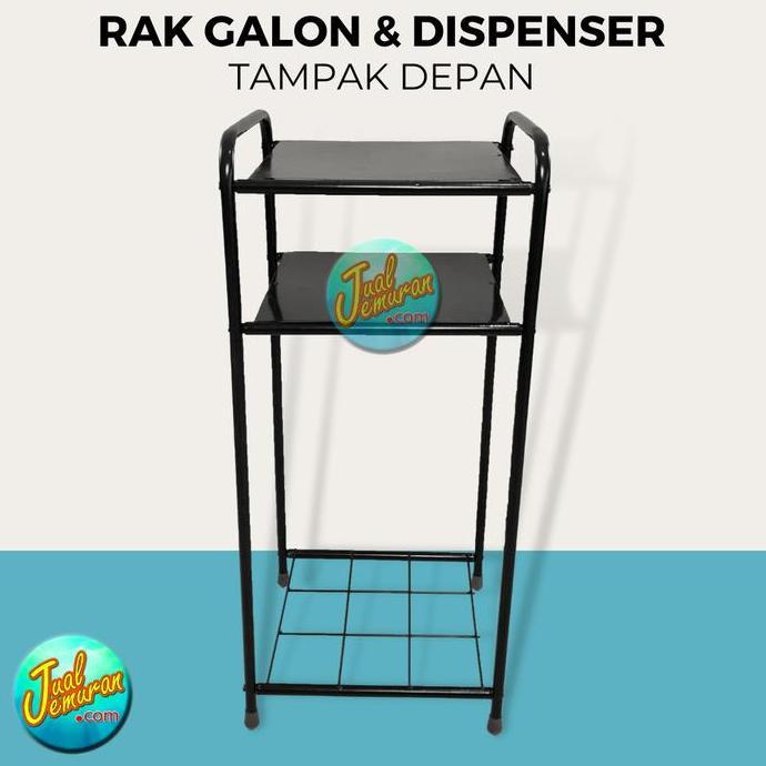 Rak Galon Dispenser Besi 3 Susun Warna Putih TEG
