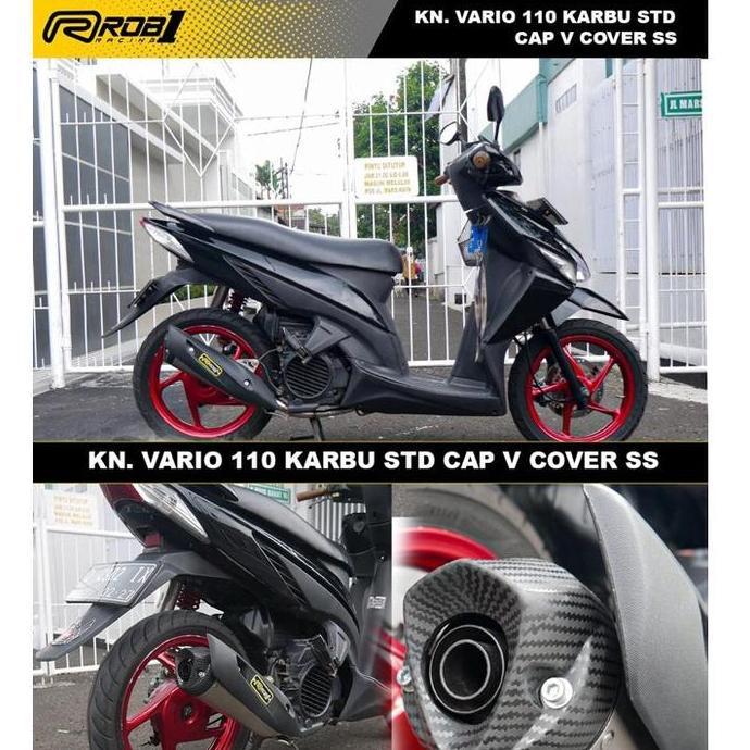 knalpot Rob1 Vario Karbu 110
