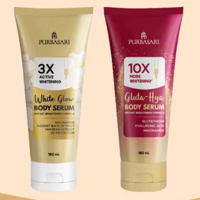 danistoreempat - [paket siang malam] body serum purbasari gluta hya + body serum purbasari white glo