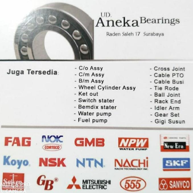 Promo BEARING STIR DG 2035 D KOYO L300 BENSIN DELUXE L032 DG2035D 20X35X8 Diskon