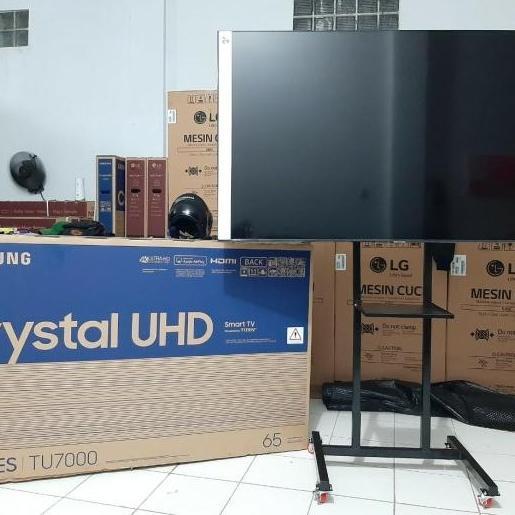 Murah Standing Tv Bracket Lokal Hollow 32-65 Inch