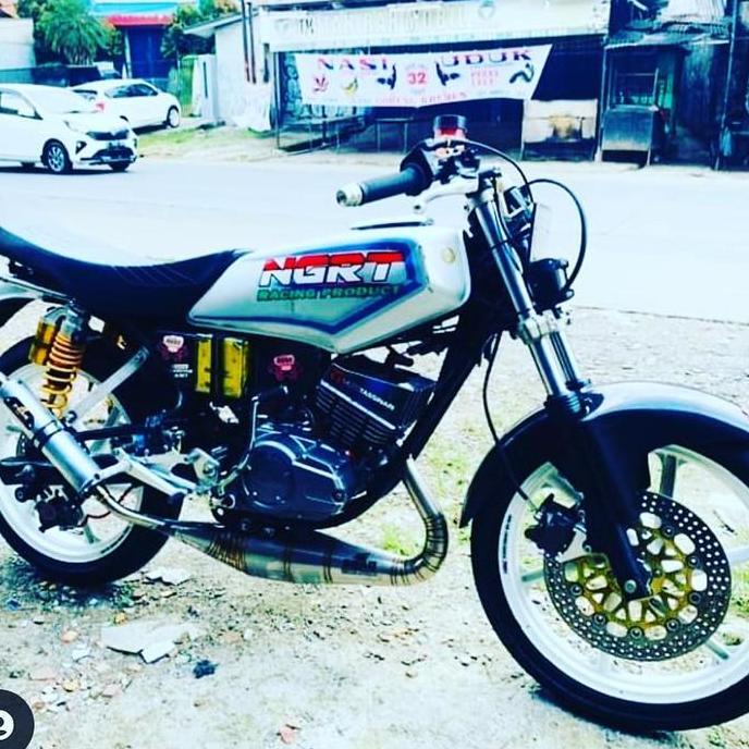 knalpot Ahau RX king stenlis model pdk