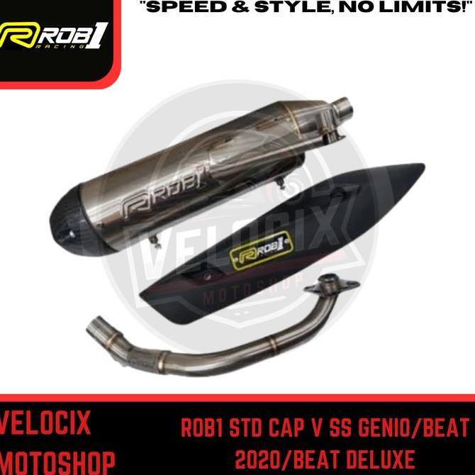 KNALPOT ROB1 STD CAP V SS GENIO/BEAT 2020/BEAT DELUXE