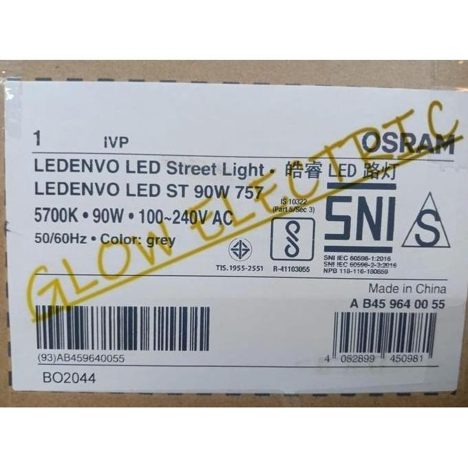 Lampu Jalan Ledenvo Led 90W Ac Osram / Lampu Pju 90W Osram
