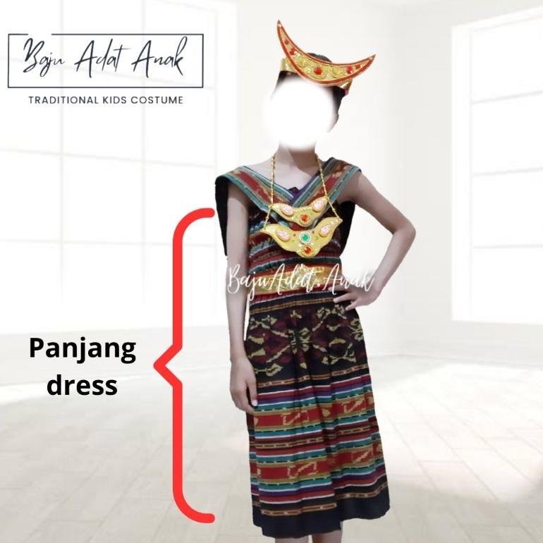 Best Seller Baju Adat Ntt Anak | Pakaian Tradisional Ntt Flores Nusa Tenggara Timur | Baju Adat Ntt 