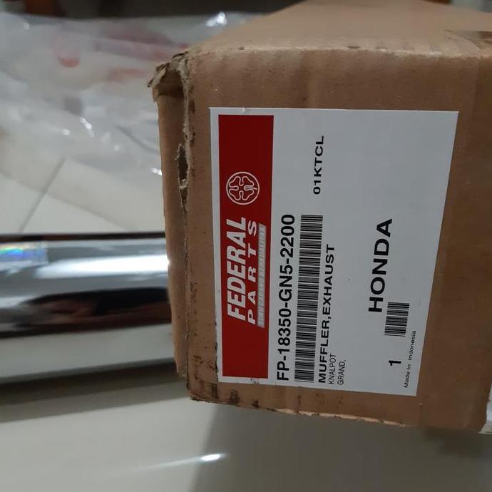 Muffler Knalpot Astrea Grand FP-18350-GN5-2200 Asli Orinal Federal