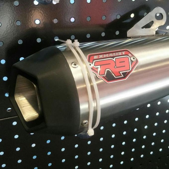 Knalpot R9 Black Silencer Only 50mm