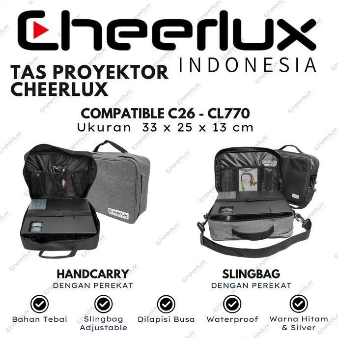TERLARIS TAS PROYEKTOR CHEERLUX CL770 WATEROOF | CHEERLUX INDONESIA TAS PROJECTOR CL770