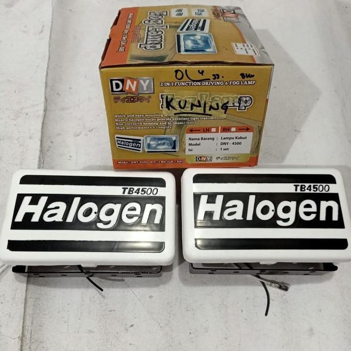 Lampu Sorot / Lampu Tembak / Fog Lamp Halogen 24V 100W H3 Kotak Kuning