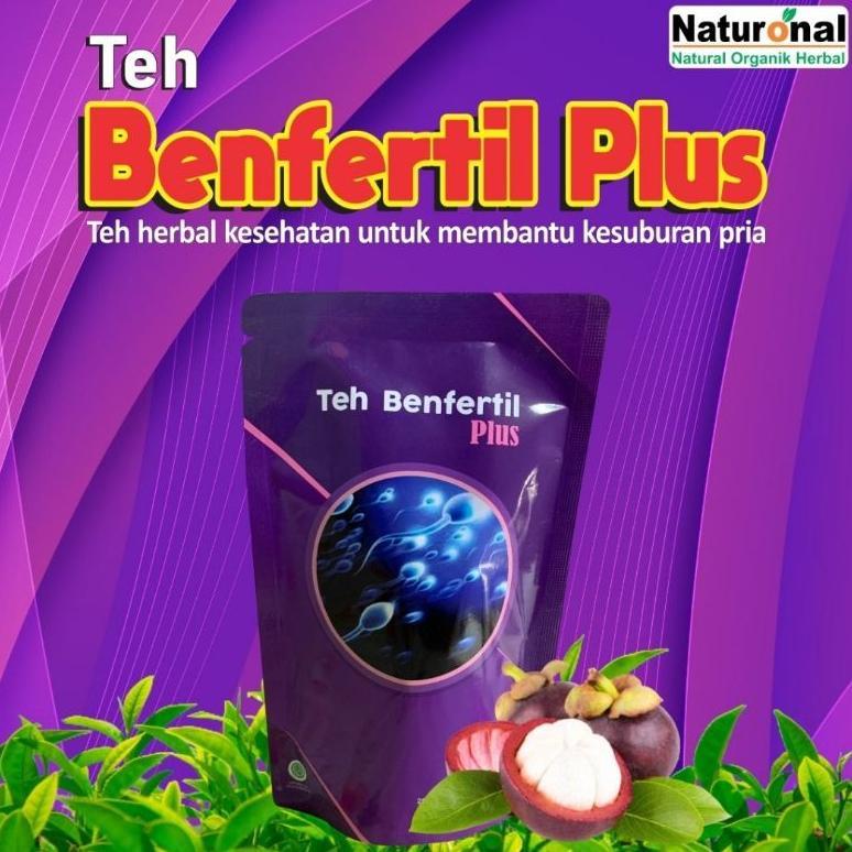 (Terbaru) BENFERTIL PLUS - Teh Kesuburan Pria / Obat Kesuburan / Vitamin Penyubur Sperma (Isi 25 pie