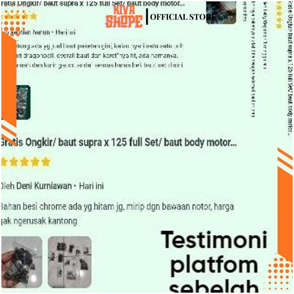 Baut CVT Beat Karbu Full Set / Baut Cover CVT Beat Karburator Full Set / Baut CVT Beat Karbu Fullset