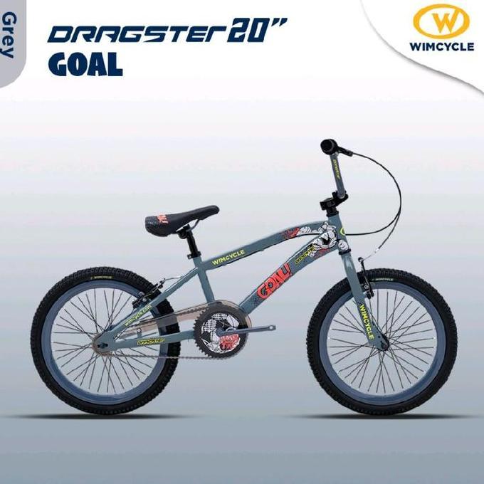 Ready Sepeda bmx 20inch wimcycle Dragster Goal Outdoor