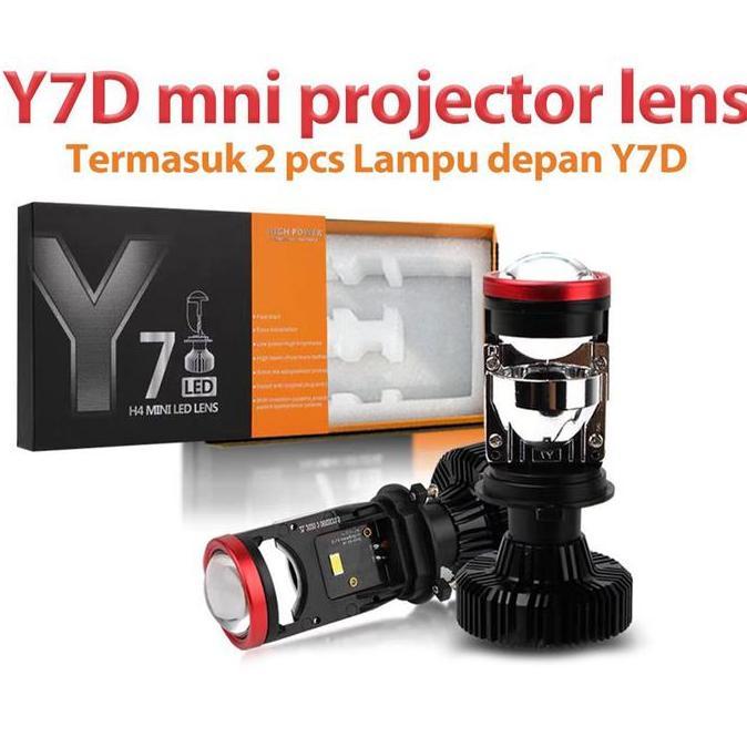 GIVICIL LED MOBIL MOTOR H4 MINI PROJECTOR PROJIE Y6D Y7D SUPER BRIGHT