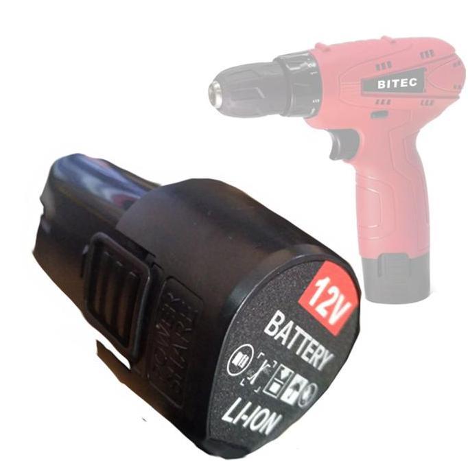 GIVICIL Bitec BD R1012/2Li-NC Mesin Bor Batre Batere Baterai Li-on Lithium Cadangan 12v