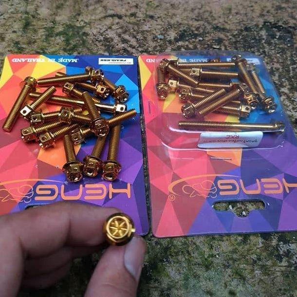 baut probolt gold flower bak/blok mesin rx king/rxz heng thailand