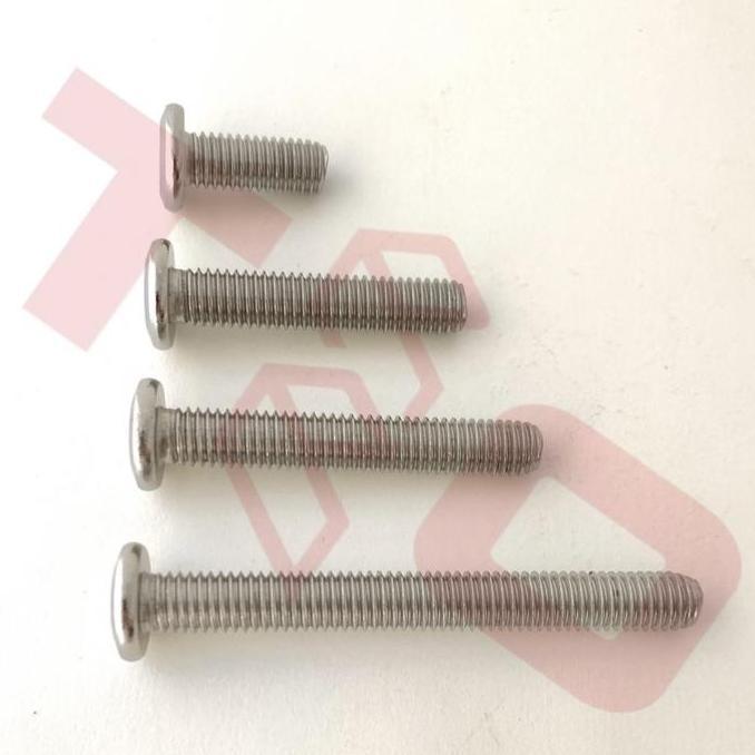 Baut JCBC M8x25 SS304 - JCBC 8x25 SUS 304 - knockdown M8 x 25 Stainles