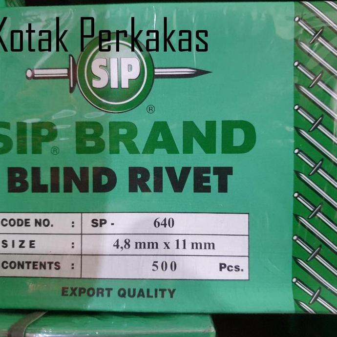 Paku Rivet / Blind Rivet 640 isi 500 pcs