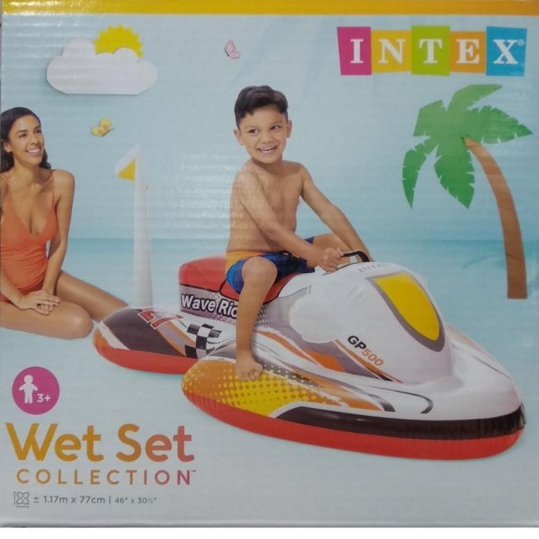 - Intex Ride on Jetski Wave Rider 57520 / Pelampung Anak Bentuk Jetski / Ride on jetski Aksesoris be