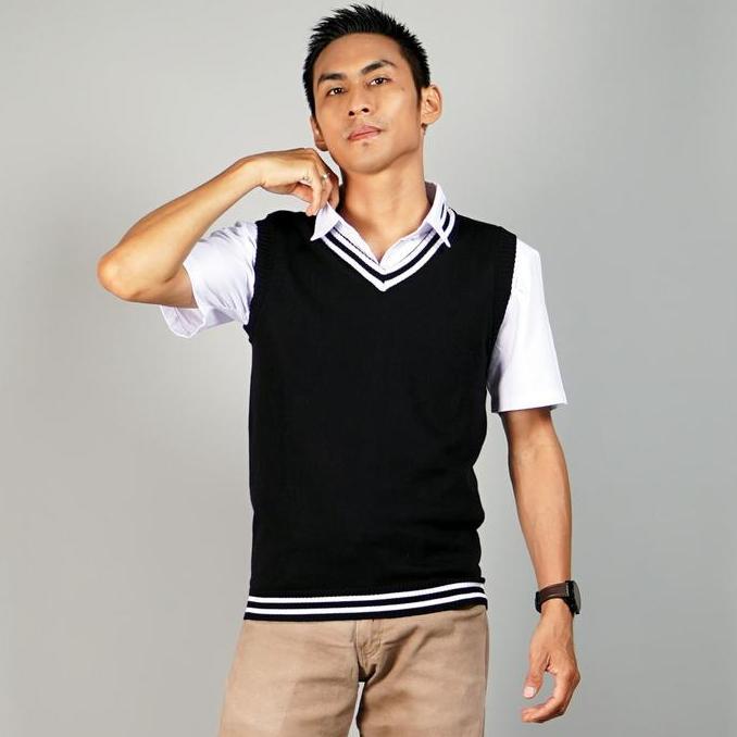 NEW OKECHUKU VICKO ROMPI RAJUT PRIA ROMPI PRIA KNIT VEST PRIA VEST RAJUT PRIA ROMPI SERAGAM SEKOLAH 