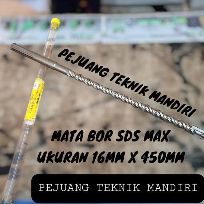 TERLARIS MATA BOR BETON TEMBOK SDS MAX 16MM / MATABOR BETON SDS MAX 16 MM
