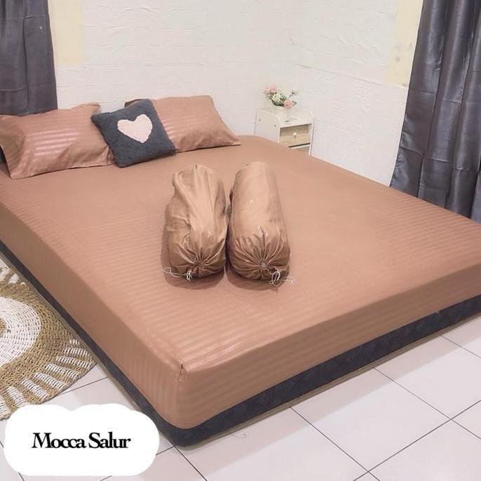 TERLARIS SPREI EMBOS SALUR MENARIK KAIN KATUN