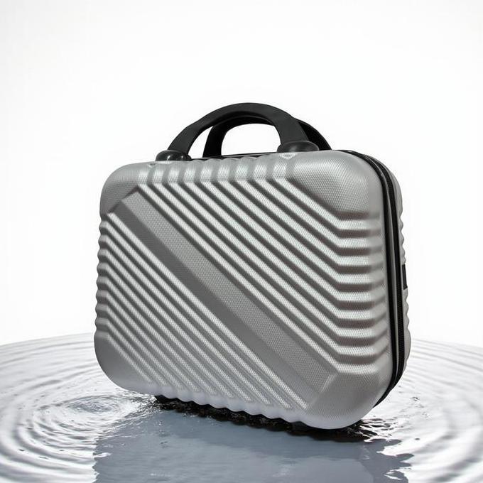 TEMPAT MAKE UP BEAUTY CASE 14INCH 805 FIBER ANTI BENTURAN DENGAN 2 RUANG PENYIMPANAN & RESLETING LUB