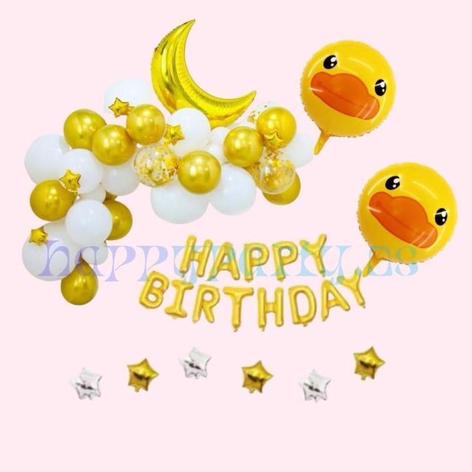 Masulimshop76 - Paket Balon Dekorasi Ulang Tahun Bebek