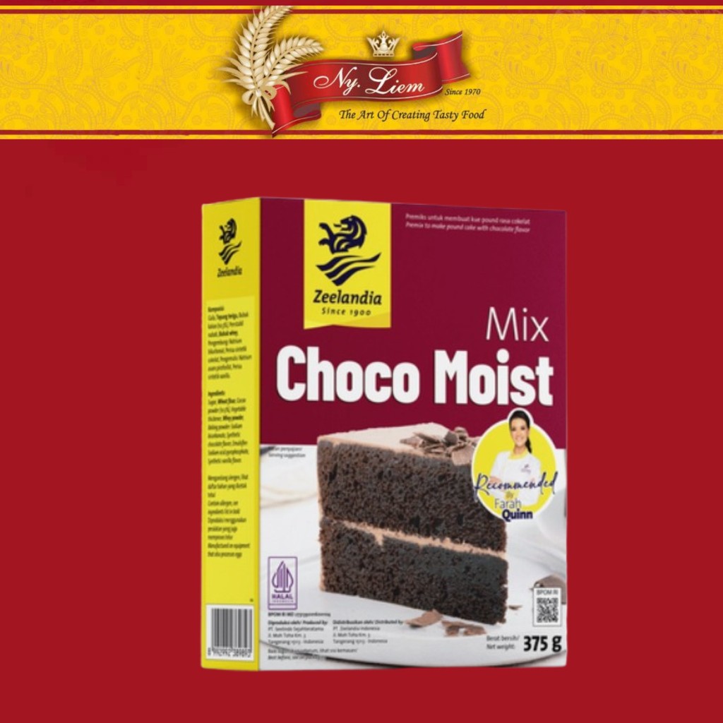 ZEELANDIA Zeefine Choco Moist 375 gram