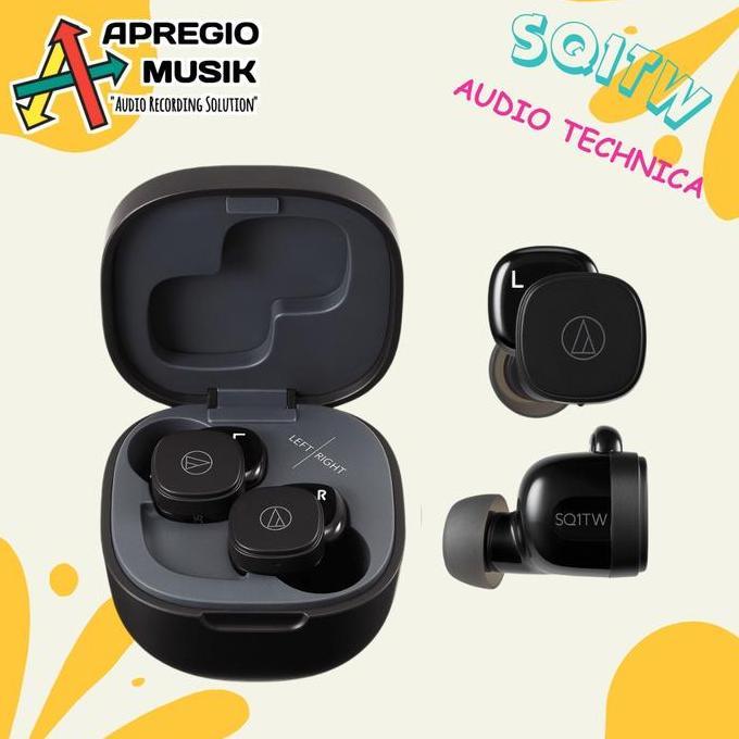 Audio Technica ATH-SQ1TW SQ1 TW TWS Wireless Earbuds