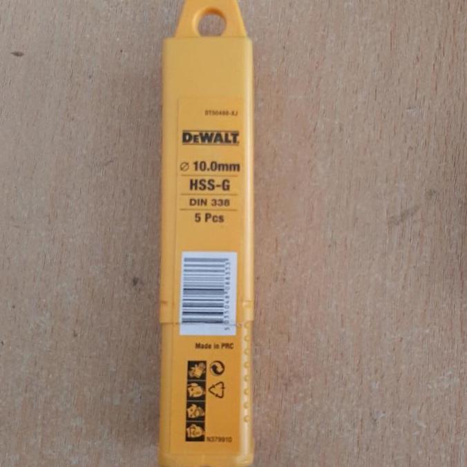 TERLARIS MATA BOR BESI HSS DRILL 10 MM DEWALT