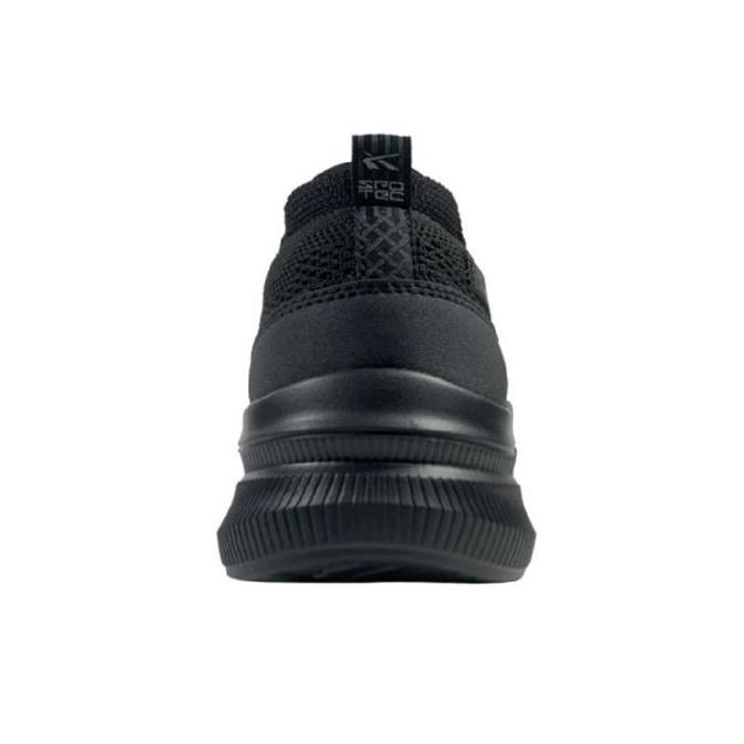 Sepatu Walking Spotec Arden Original Sepatu Slip on - Hitam polos