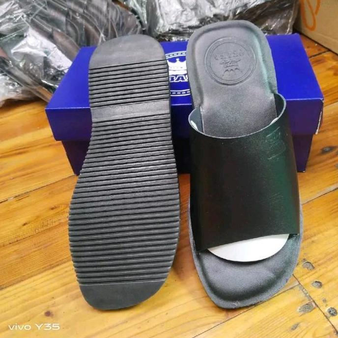 Promo Big size sandal pria ukuran 44 45 46, Sendal Kulit Sapi Asli, Sendal kokop Kulit OROGINAL Cokl