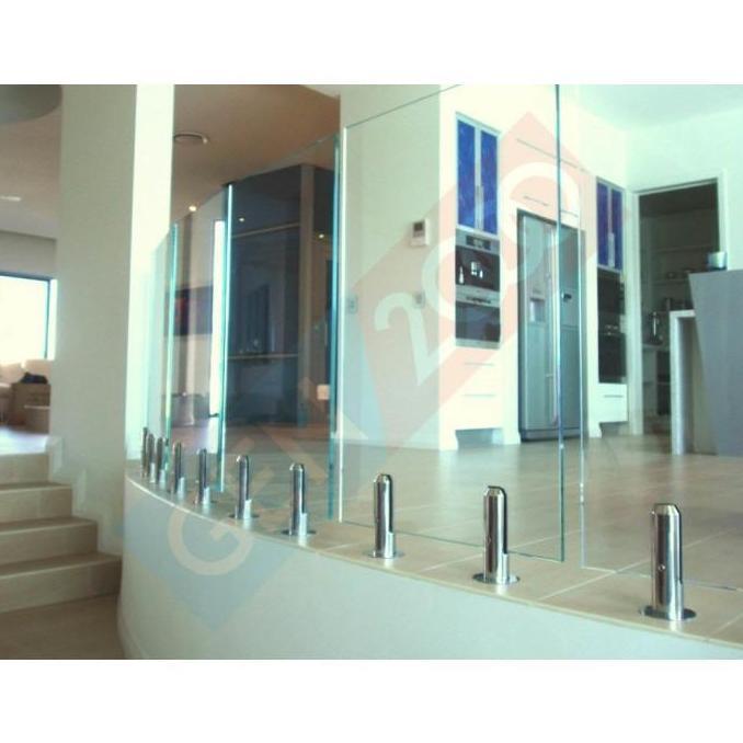 Glass Railing Spigot Fitting Partisi Kaca Glass Balustrade Spigot