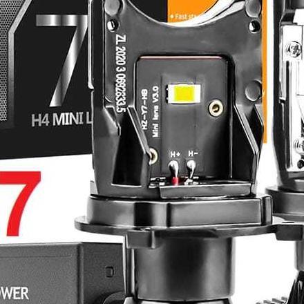 Mini Projie Y7D  Lampu Led Super Terang Y11 H4 50/80/120/150Watt Headlamp Lensa Proyektor Y7