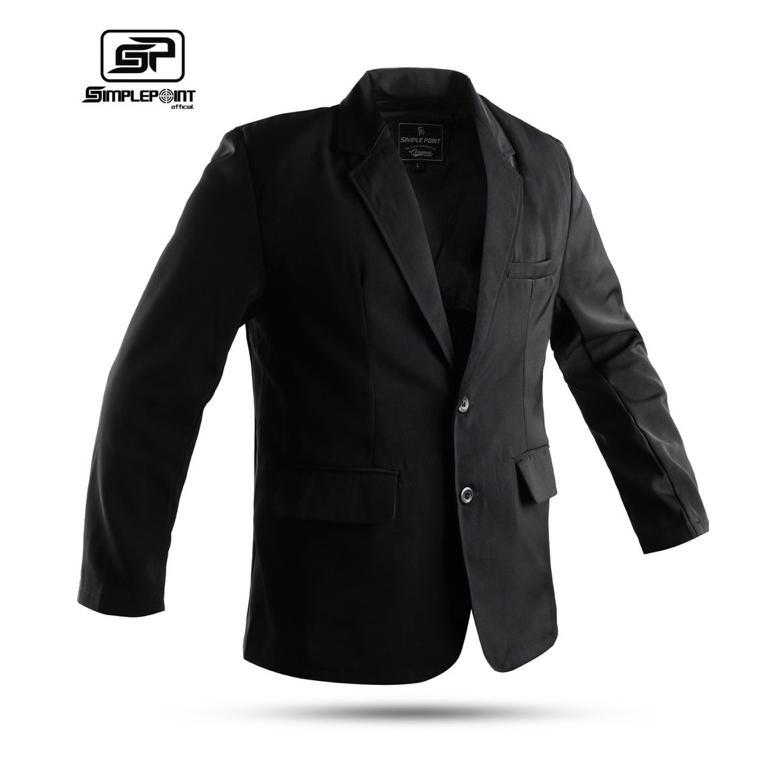 ORIGINAL SIMPLEPOINT - JAS BLAZER PRIA / JAS HITAM POLOS / JAS WISUDA / JAS KANTOR