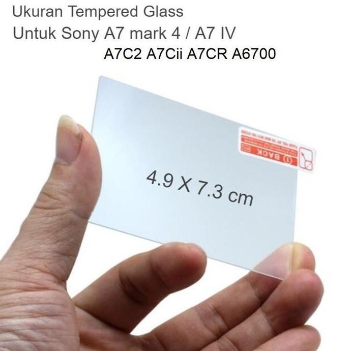 Tempered Glass Protector Screen Guard LCD SONY A7IV A7 IV 74 ILCE-7M4 A6700 A7C2 A7CR ZV-E10II ZV-E1