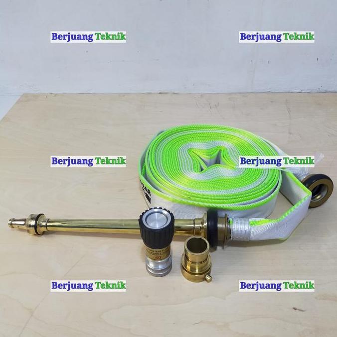 Jet Nozzle Sprayer Pemadam Penyiraman 1.5 Inch, Adaptor dan Selang Pemadam || Paket Nozzle Spray Pem