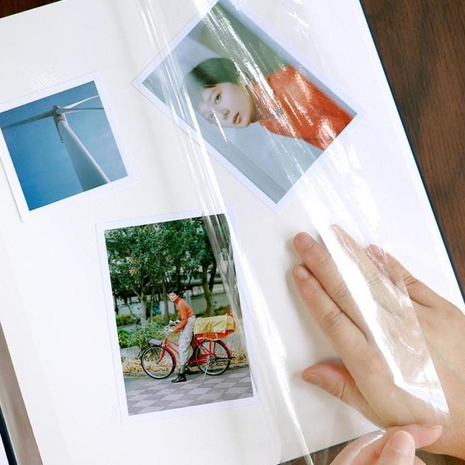 Buku Album Magnetic Cover Kulit / Tempat Foto DIY 18 Inch Elegan / Muat Photo 1R - 10R