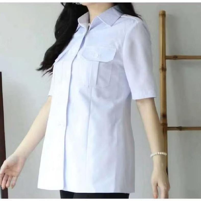 New Baju Dinas Putih Pns Wanita Baju Pdh Wanita Putih Seragam Putih Pns Wanita Baju Putih Atasan Pns