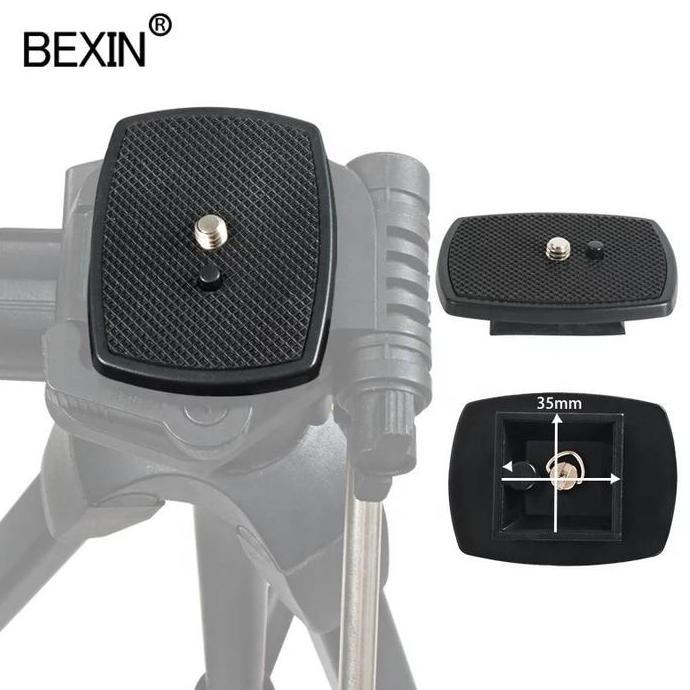 BEXIN Tripod Mini Quick Release Plate 35*35mm for Yunteng Weifeng