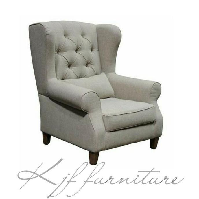 Terlaris Retro Wing Chair Sofa Single Classic